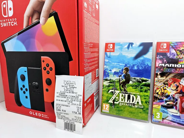 KONSOLA KONSOLA NINTENDO SWITCH OLED NEON RED/BLUE