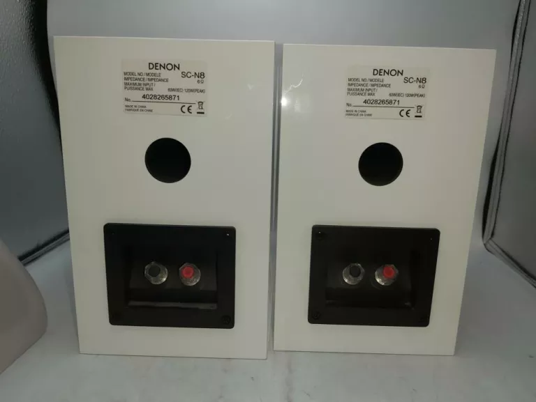 KOLUMNY PODSTAWKOWE DENON SC-N8 BIAŁE 60 / 120W, PARA!!!