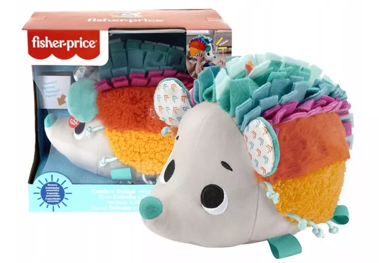 FISHER PRICE KOLOROWY JEŻ ZABAWKA SENSORYCZNA