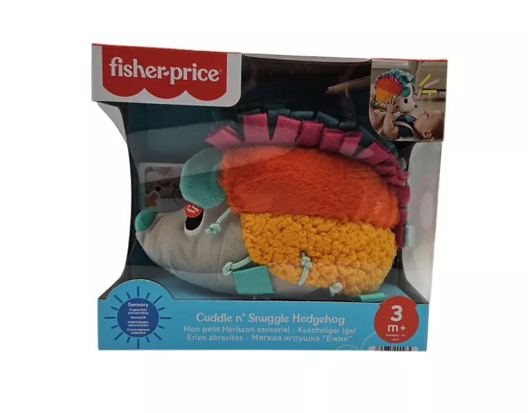 FISHER PRICE KOLOROWY JEŻ ZABAWKA SENSORYCZNA