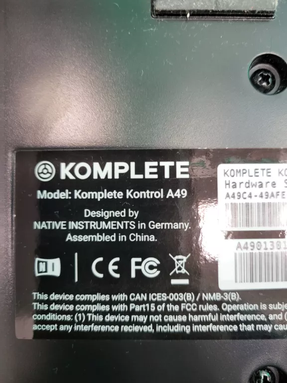 NATIVE INSTRUMENTS KOMPLETE KONTROL A49