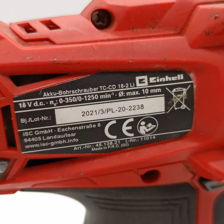 WKRĘTARKA EINHELL TC CD 18-2LI