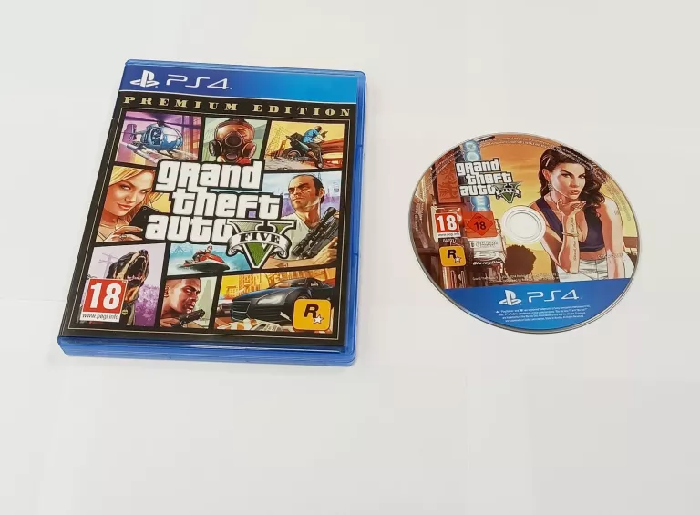 GRA GTA V PREMIUM EDITION PS4 GRAND THEFT AUTO 5 +