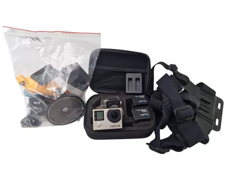 KAMERKA SPORTOWA GOPRO HERO 4 SILVER + AKCESORIA