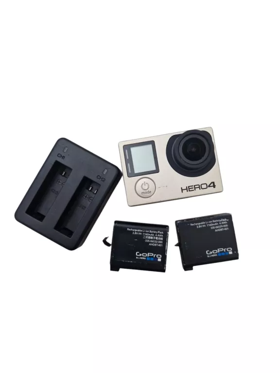 KAMERKA SPORTOWA GOPRO HERO 4 SILVER + AKCESORIA