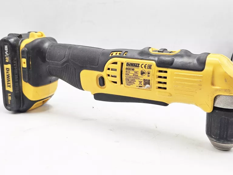 WKRĘTARKA KĄTOWA DEWALT DCD740 + BAT + ŁAD
