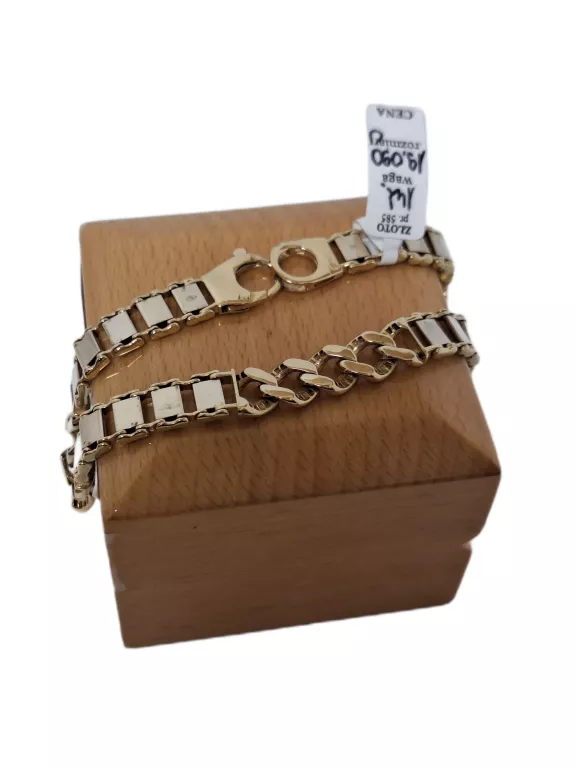 ZŁOTA BRANSOLETKA 19,09G 585