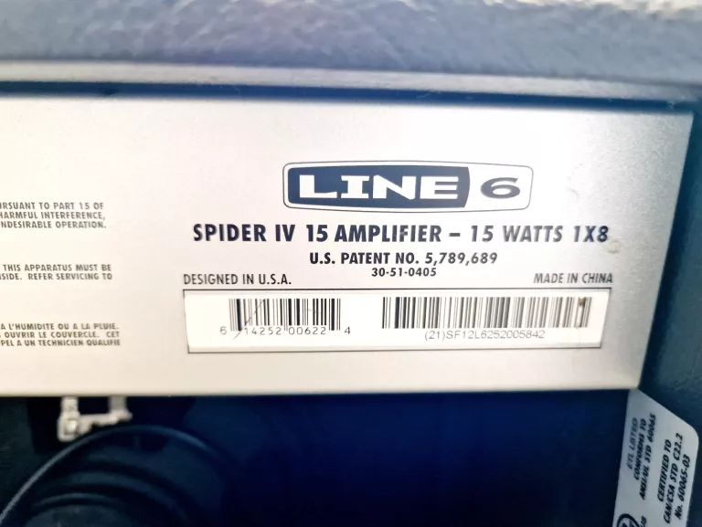 WZMACNIACZ GITAROWY LINE 6 SPIDER IV 15