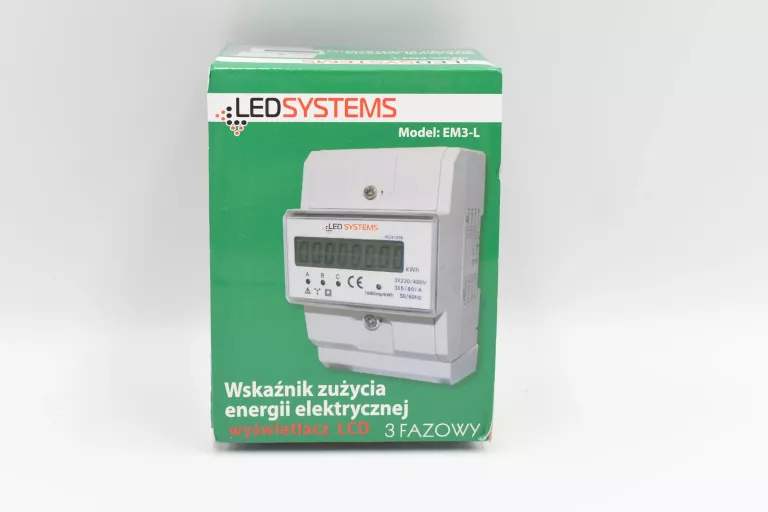 LICZNIK ENERGII 3 FAZOWY TRZYFAZOWY TRÓJFAZOWY LCD