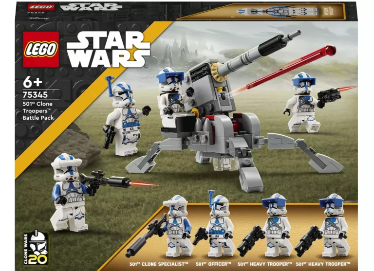 LEGO STAR WARS ŻOŁNIERZE-KLONY Z 501 LEGIONU 75345