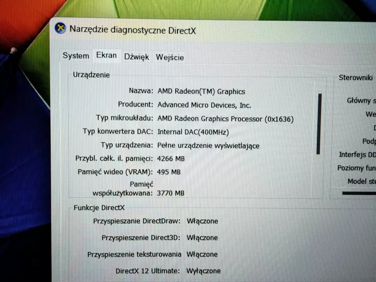 LAPTOP HP PAVILION HP 15-EH0008NW 8GB RAM WIN11 AMD RYZEN5 + ZASILACZ