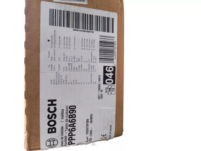 PŁYTA GAZOWA BOSCH PPP 6A6B90 7500W FLAMESELECT
