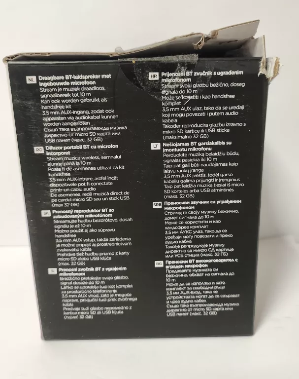 GŁOSNIK TD-SPKBT-04-MX BT CZERWONY