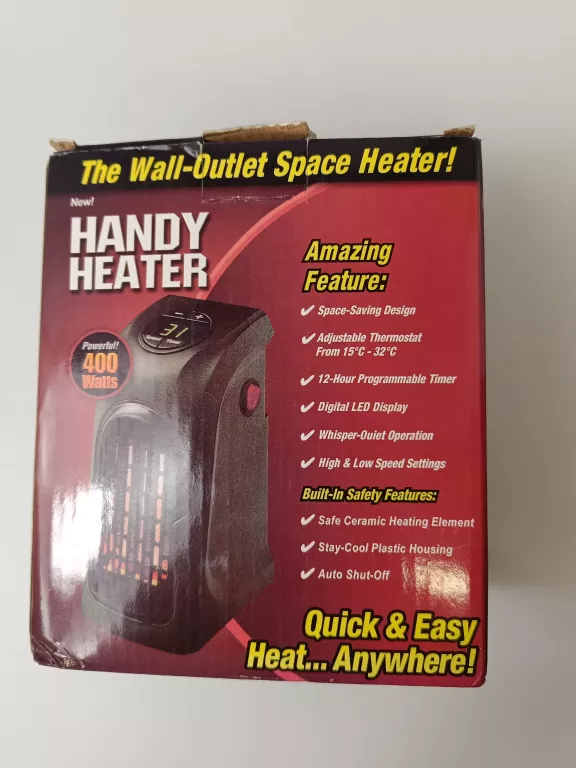 MINI GRZEJNIK ELEKTRYCZNY HANDY HEATER 400W