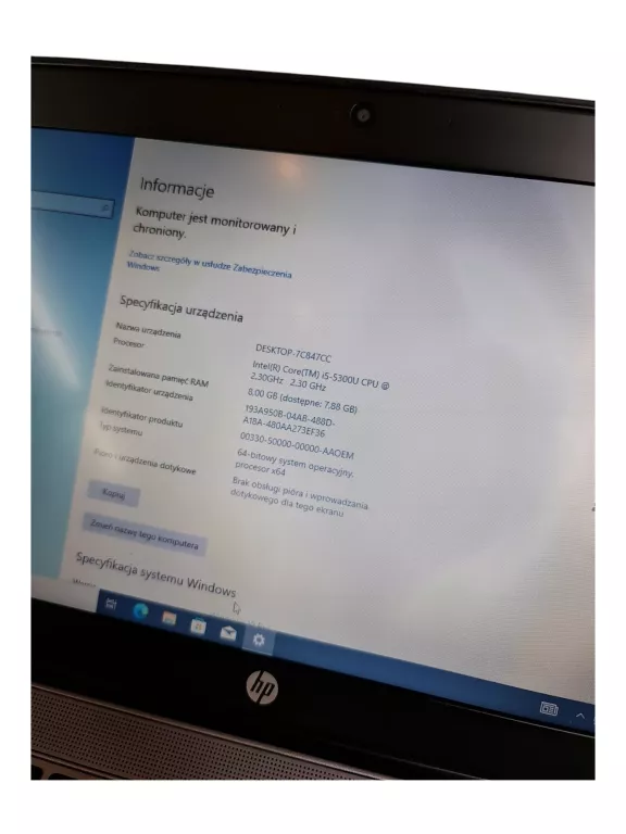 LAPTOP HP ELITEBOOK 820 I5-5300U