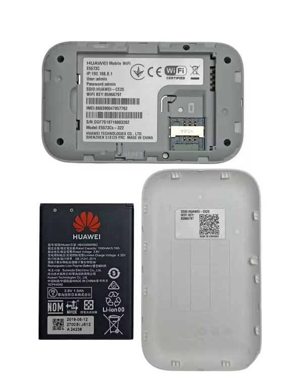 ROUTER MOBILNY HUAWEI E5573C 4G BIAŁY