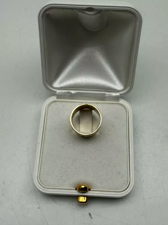 ŚLICZNA ZŁOTA SZEROKA OBRĄCZKA Z OCZKIEM 585 | 5,48G | R:8
