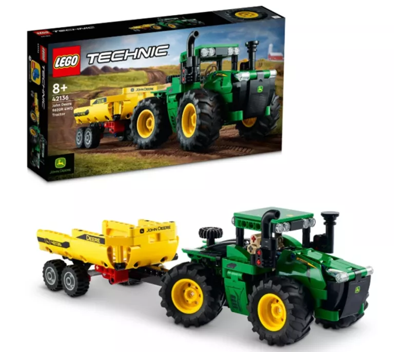 LEGO TECHNIC 42136 TRAKTOR JOHN DEERE 9620R 4WD