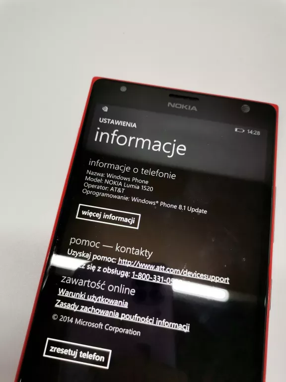 TELEFON NOKIA LUMIA 1520