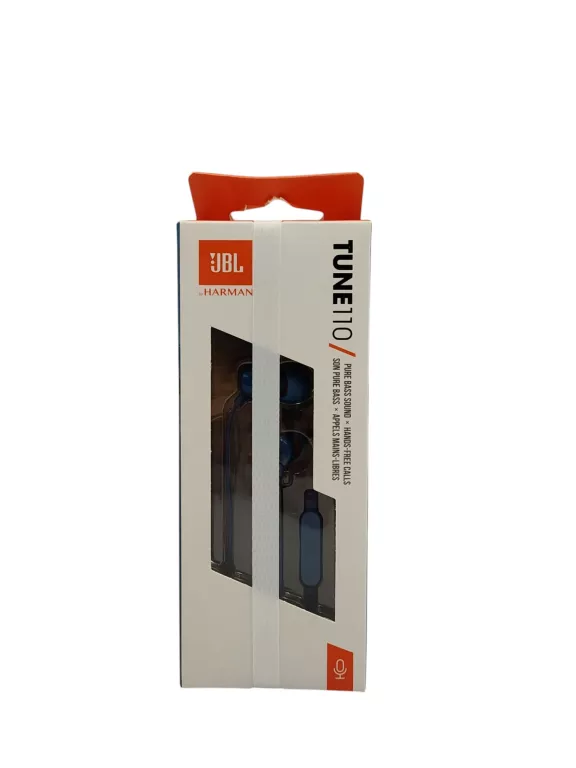 SŁUCHAWKI DOKANAŁOWE JBL T110 NIEBIESKIE