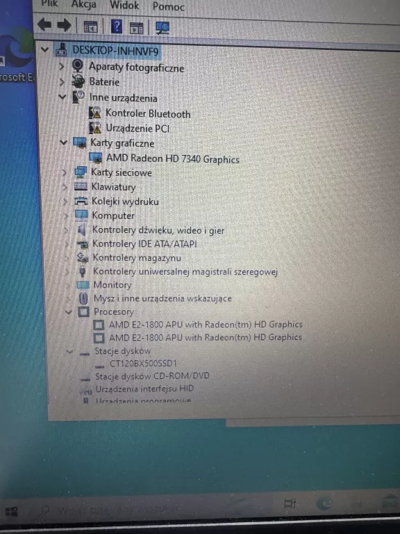 LAPTOP HP 655 15.6` WIN10/AMD E2-1800/4GB/120GB