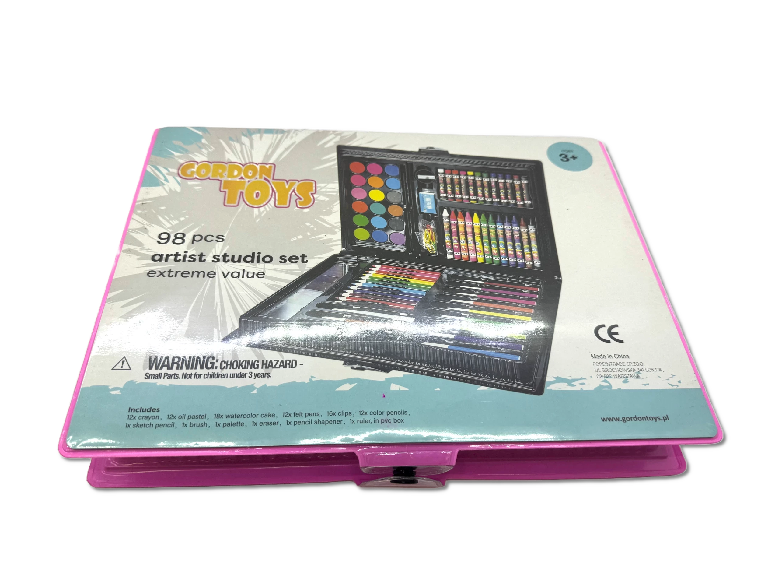 zestaw-kredek-artystycznych-kredki-farbki-do-malowania-w-walizce-98szt-stan-11323-2