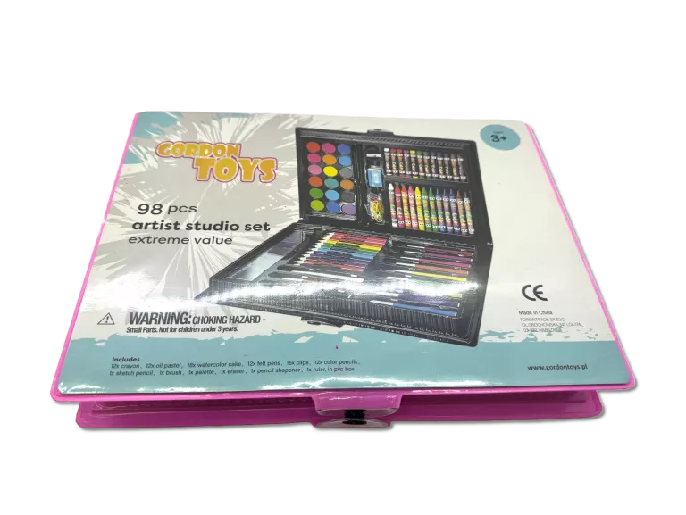 zestaw-kredek-artystycznych-kredki-farbki-do-malowania-w-walizce-98szt-stan-11323-2