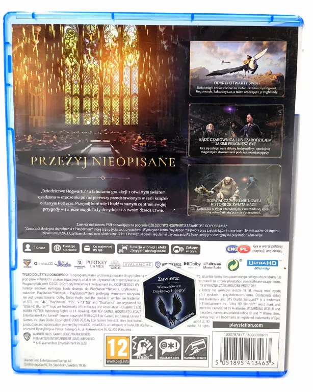 DZIEDZICTWO HOGWARTU PL PS5