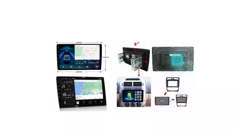 RADIO SAMOCHODOWE ANDROID 9 CALI 2 DIN GPS WIFI CARPLAY BLUETOOTH