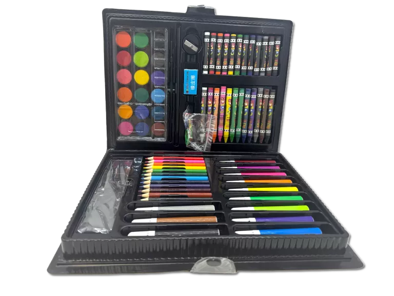 zestaw-kredek-artystycznych-kredki-farbki-do-malowania-w-walizce-98szt-ean-gtin-5904610810798