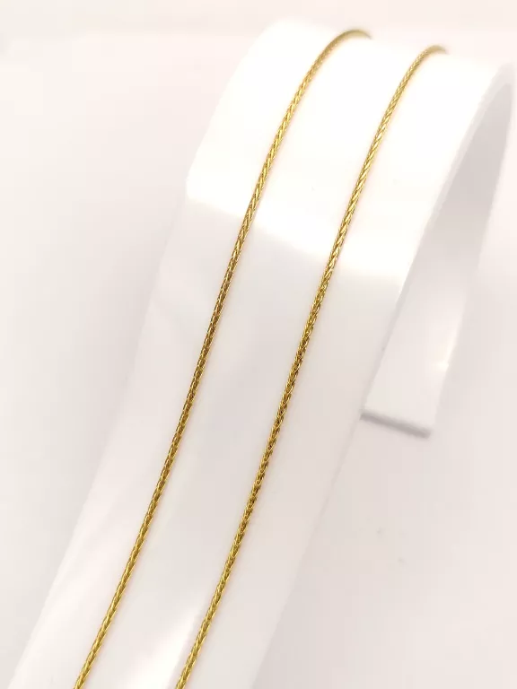 ZŁOTY ŁAŃCUSZEK LISI OGON 585 50CM 2,26G