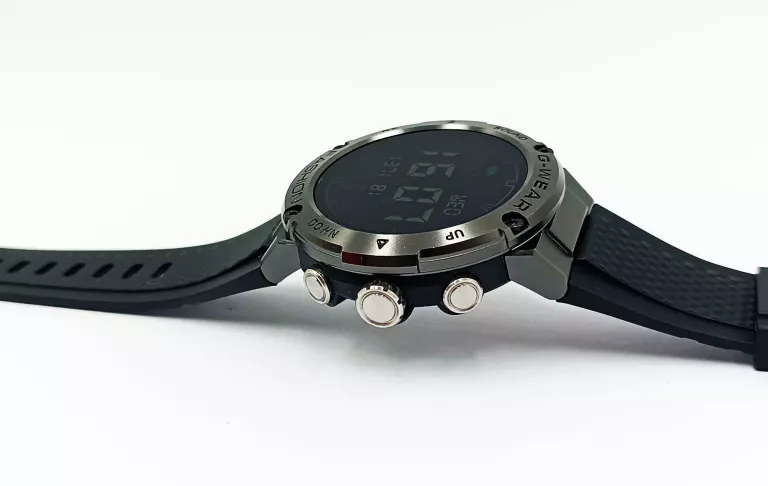 ZEGAREK SMARTWATCH CZARNY MĘSKI GAWEAR K28N KOMPLET