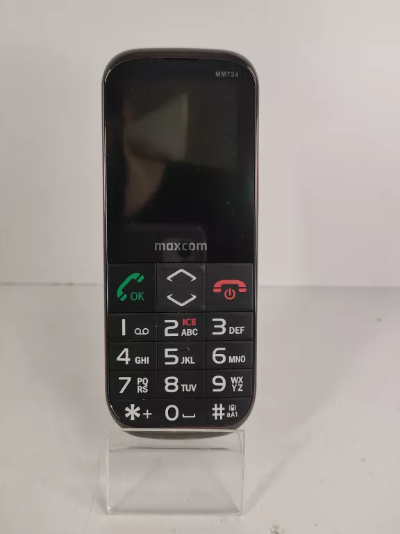 TELEFON KOMÓRKOWY MAXCOM MM724 8 MB / 16 MB CZARNY