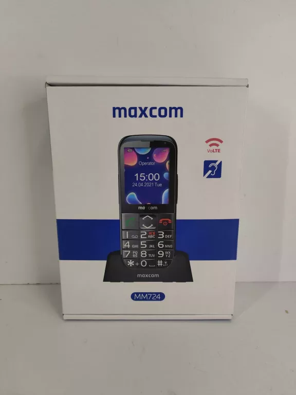 TELEFON KOMÓRKOWY MAXCOM MM724 8 MB / 16 MB CZARNY