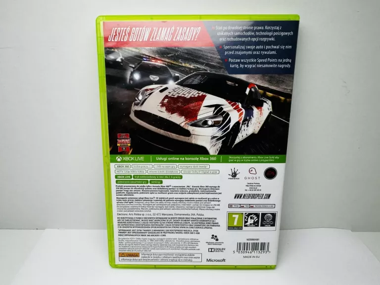 GRA XBOX 360 NFS RIVALS