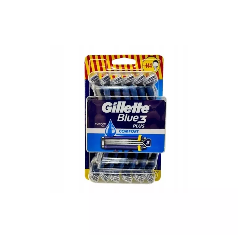 MASZYNKA JEDNORAZOWA DO GOLENIA GILLETTE 12 SZT. BLUE 3 PLUS