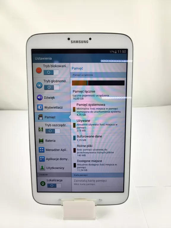 TABLET SAMSUNG GALAXY TAB 3 SM-T310 8" 1,5/16GB BIAŁY