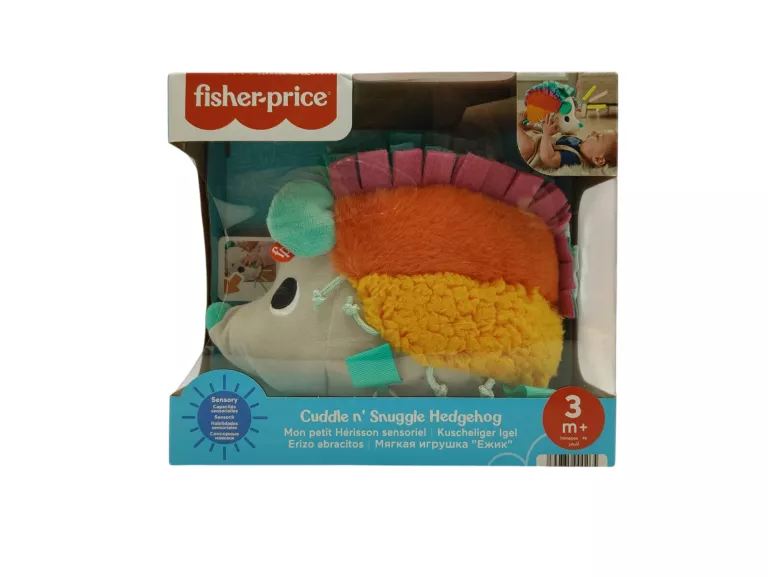 FISHER PRICE KOLOROWY JEŻ ZABAWKA SENSORYCZNA