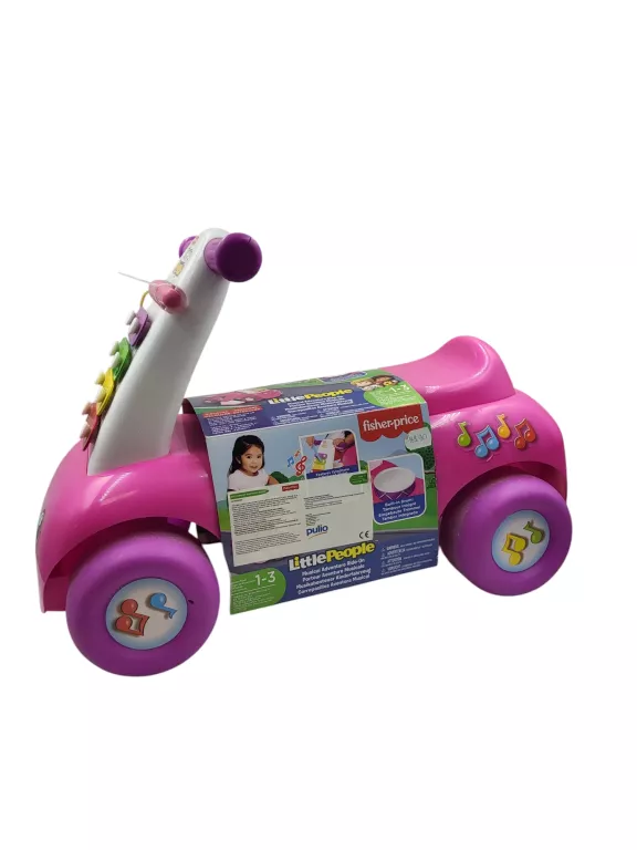 FISHER PRICE JEŹDZIK Z CYMBAŁKAMI RÓŻOWY 505914