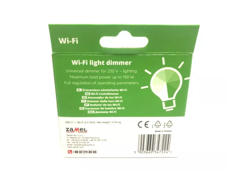 ŚCIEMNIACZ WIFI 230V DIW-01 SUPLA ZAMEL
