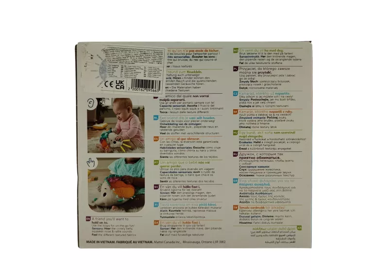 FISHER PRICE KOLOROWY JEŻ ZABAWKA SENSORYCZNA