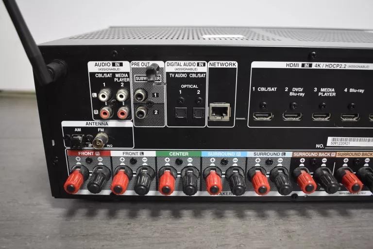 AMPLITUNER 7.2 DENON AVR-X1200W WIFI BLUETOOTH MIKROFON USB SPOTIFY 7X145W