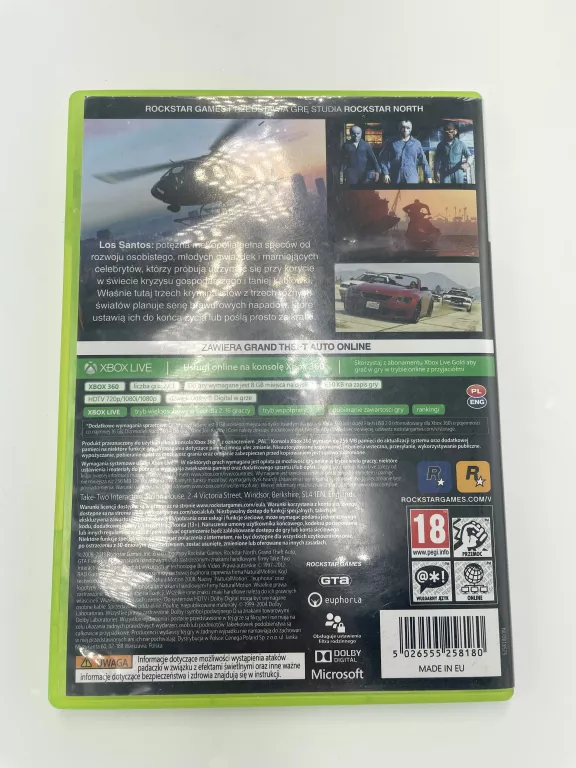 GRA XBOX 360 GTA V