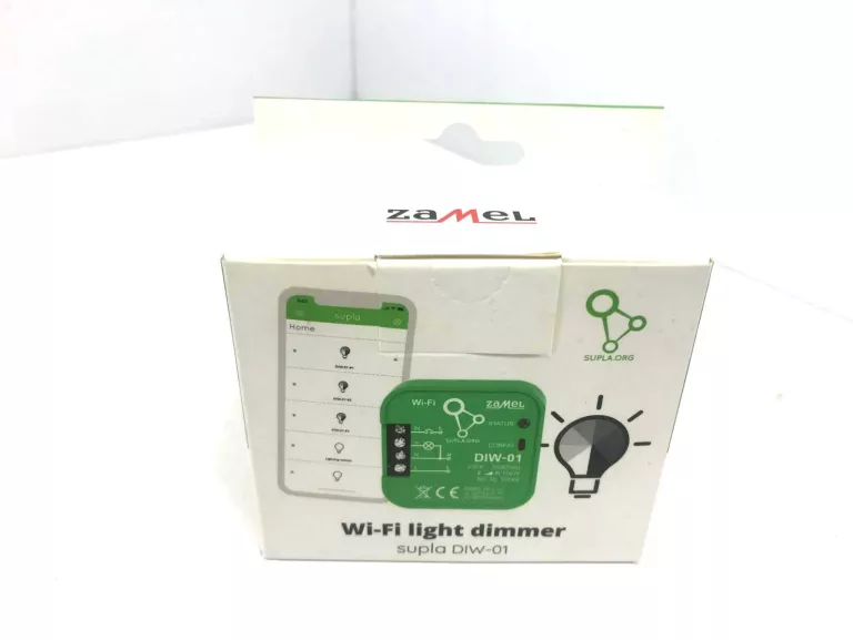ŚCIEMNIACZ WIFI 230V DIW-01 SUPLA ZAMEL