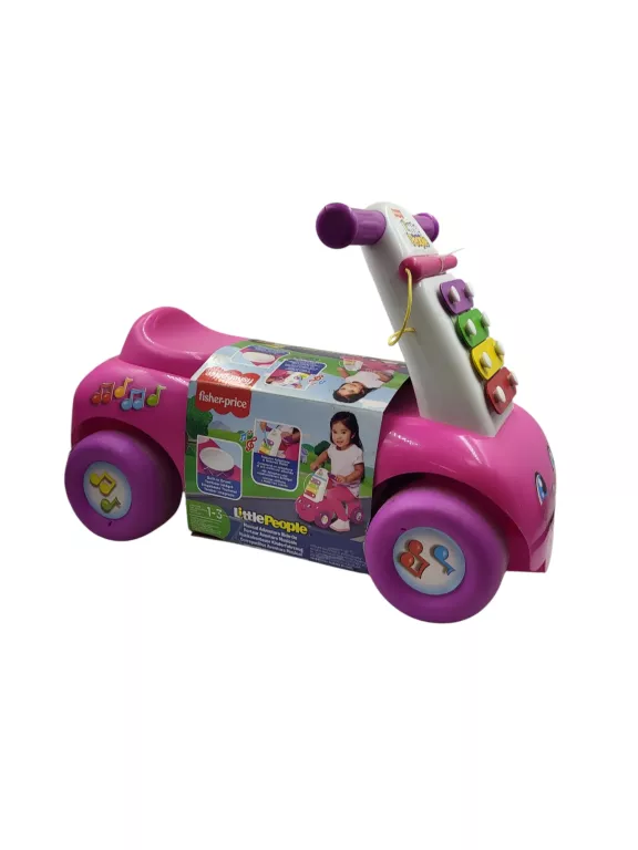 FISHER PRICE JEŹDZIK Z CYMBAŁKAMI RÓŻOWY 505914