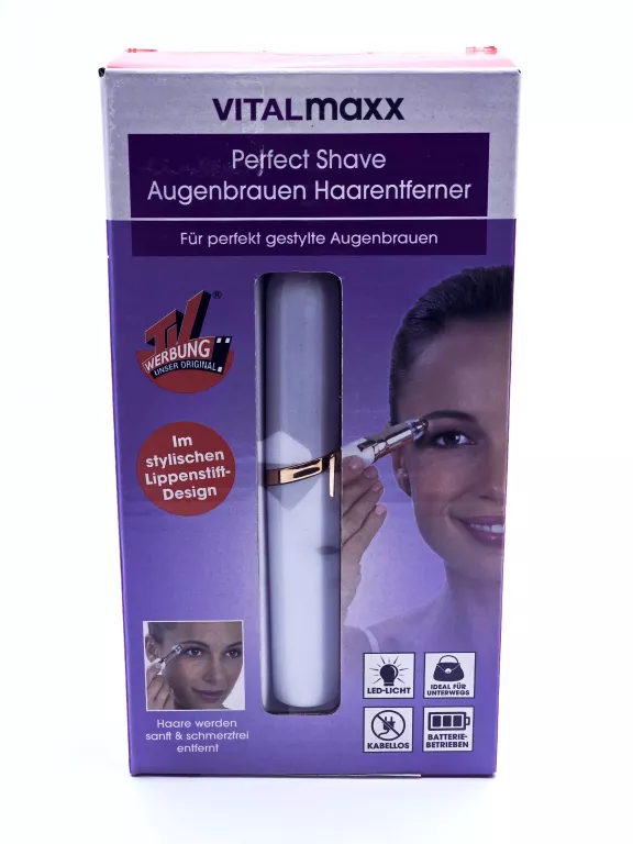 URZĄDZENIE DO USUWANIA BRWI VITALMAXX BIAŁE KOMPLET