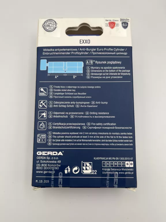 WKŁADKA ANTYWŁAMANIOWA GERDA G35/50