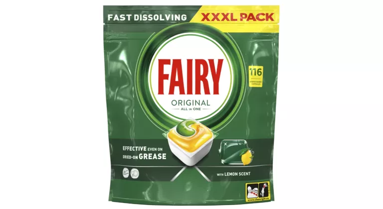 FAIRY ORIGINAL ALL IN ONE KAPSUŁKI DO ZMYWARKI CYTRYNA 116 SZT.