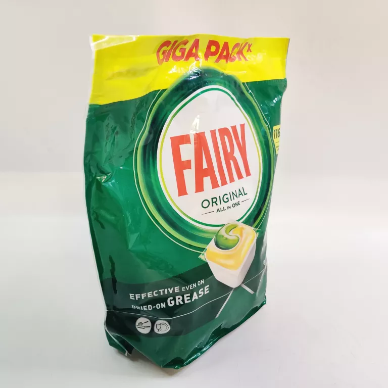 KAPSUŁKI DO ZMYWARKI FAIRY ORIGINAL ALL IN ONE CYTRYNA 116SZT