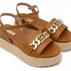 BUTY R.40 LIU JO SANDAŁY BRĄZOWE